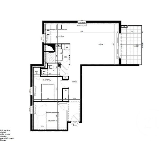 Appartement T3 à vendre - 3 pièces - 69.43 m2 - PENESTIN - 56 - BRETAGNE - Century 21 Agence Bel Air