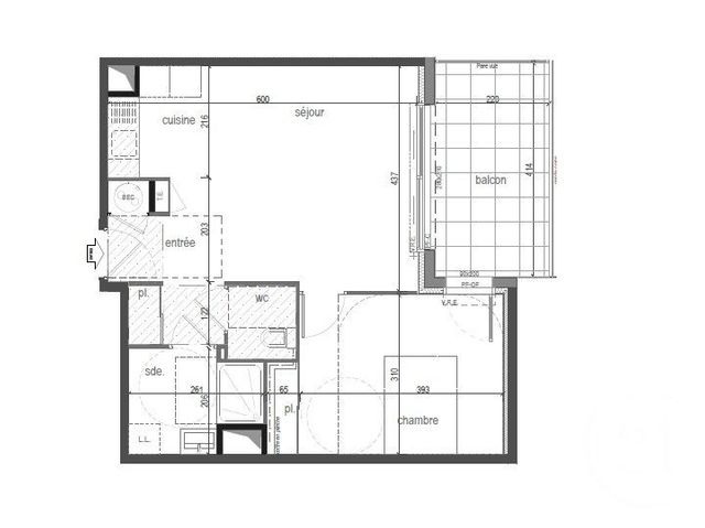 Appartement T2 à vendre - 2 pièces - 47.23 m2 - PENESTIN - 56 - BRETAGNE - Century 21 Agence Bel Air