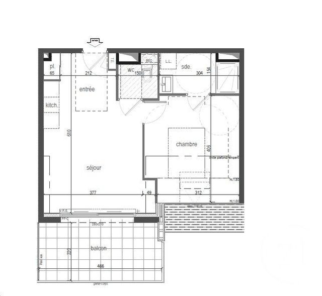 Appartement T2 à vendre - 2 pièces - 39.74 m2 - PENESTIN - 56 - BRETAGNE - Century 21 Agence Bel Air